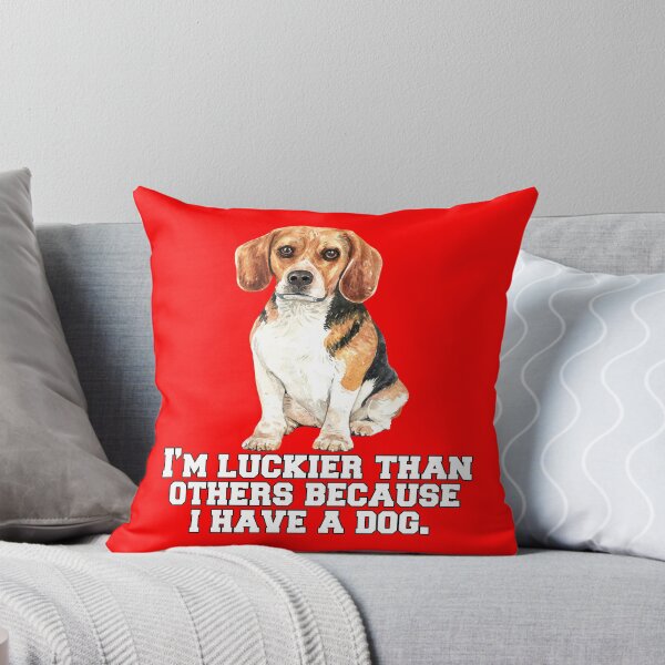 Item preview, Beagle Dog Owner I’m Luckier Than Others Because I Have A Dog  designed and sold by fantasticdesign.
