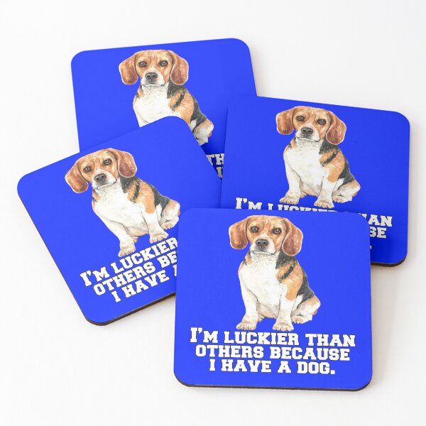 Item preview, Beagle Dog Owner I’m Luckier Than Others Because I Have A Dog  designed and sold by fantasticdesign.