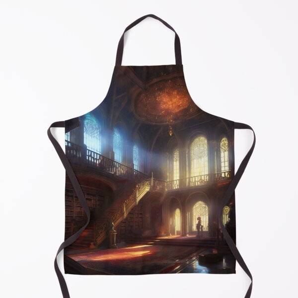 Item preview, Enchanted Knowledge: Exploring the Grand Library of the Castle Interior designed and sold by oanaunciuleanu.