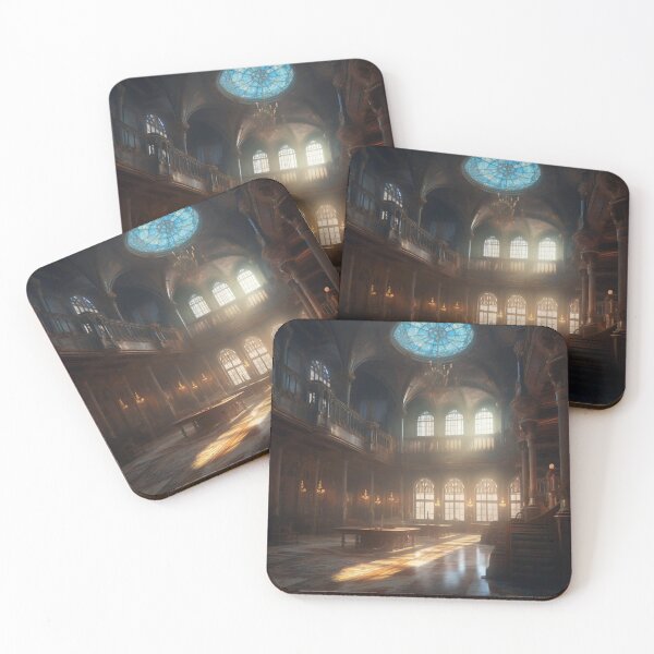Item preview, Enchanted Knowledge: Exploring the Grand Library of the Castle Interior designed and sold by oanaunciuleanu.