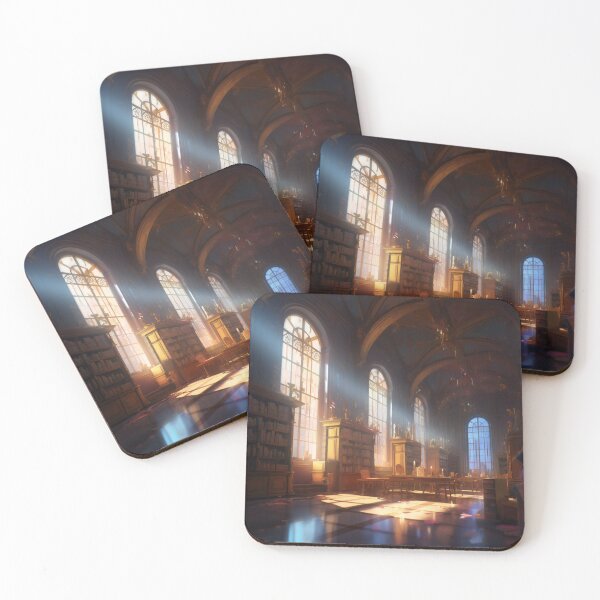 Item preview, Enchanted Knowledge: Exploring the Grand Library of the Castle Interior designed and sold by oanaunciuleanu.