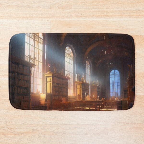 Item preview, Enchanted Knowledge: Exploring the Grand Library of the Castle Interior designed and sold by oanaunciuleanu.
