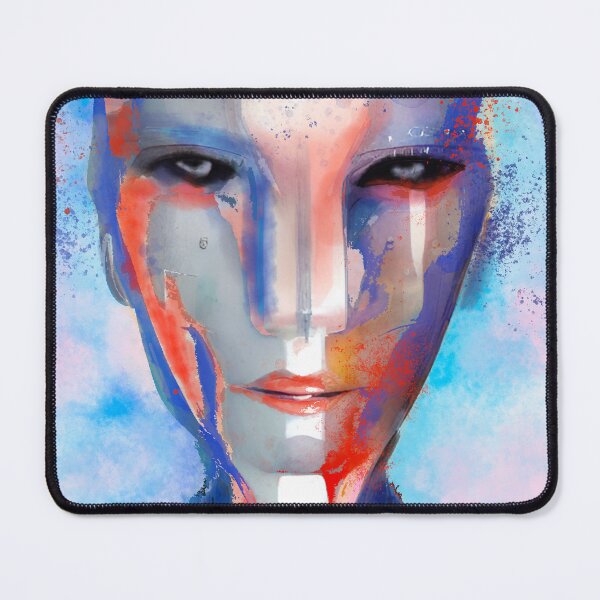 Item preview, Hybrid Robotics, digital painting by Luases, Ali G., irobot, man vs machine, half man half robot, futuristic, ipad pro, ipad, designed and sold by LucidCraft.