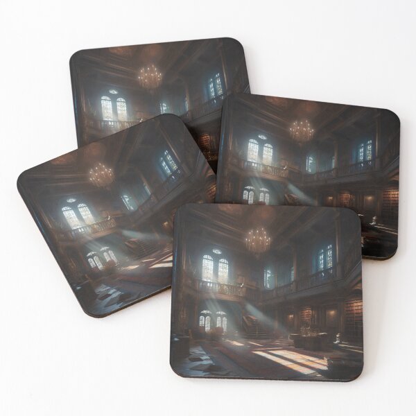 Item preview, Enchanted Knowledge: Exploring the Grand Library of the Castle Interior designed and sold by oanaunciuleanu.