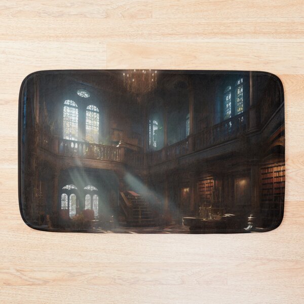 Item preview, Enchanted Knowledge: Exploring the Grand Library of the Castle Interior designed and sold by oanaunciuleanu.