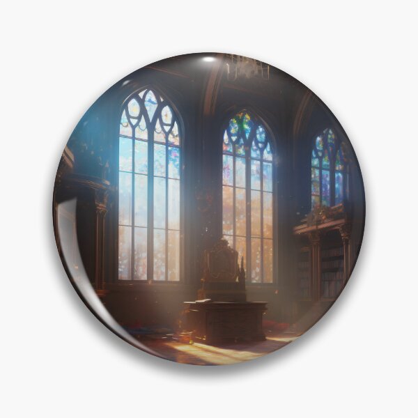 Item preview, Enchanted Knowledge: Exploring the Grand Library of the Castle Interior designed and sold by oanaunciuleanu.