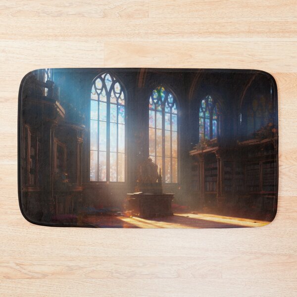 Item preview, Enchanted Knowledge: Exploring the Grand Library of the Castle Interior designed and sold by oanaunciuleanu.
