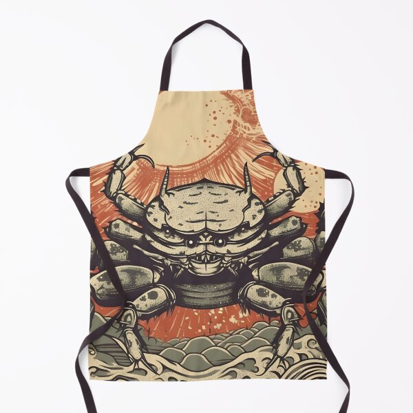 Item preview, crab in a japanese style art design designed and sold by NickLivin.