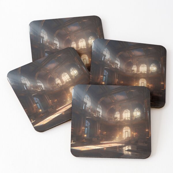 Item preview, Enchanted Knowledge: Exploring the Grand Library of the Castle Interior designed and sold by oanaunciuleanu.