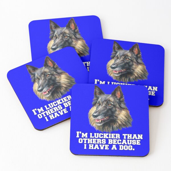 Item preview, Belgian Tervuren Owner I’m Luckier Than Others Because I Have A Dog  designed and sold by fantasticdesign.