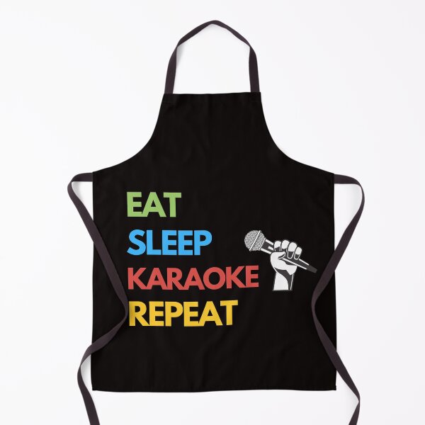 Item preview, Funny Karaoke - sing karaoke - eat, sleep, Karaoke, repeat designed and sold by Just4doglovers.