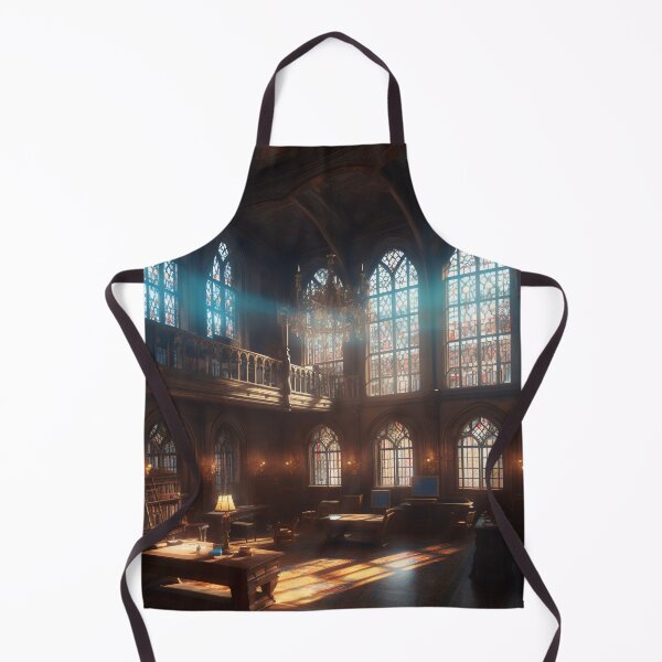 Item preview, Enchanted Knowledge: Exploring the Grand Library of the Castle Interior designed and sold by oanaunciuleanu.