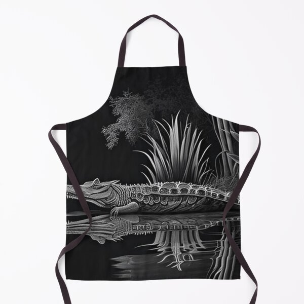 Item preview, Black and white Crocodile drawing designed and sold by Pencil-Art.