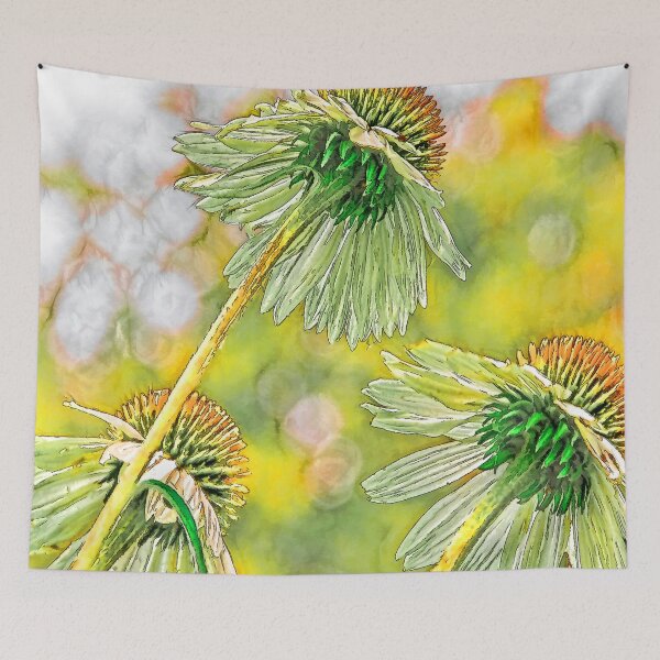 Item preview, Three Coneheads, Cone-flower Art, Capture in Oklahoma USA. designed and sold by JohnDSmith.