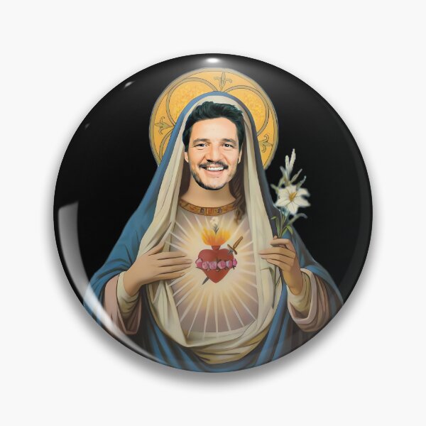Item preview, Pedro Pascal Sacred Heart designed and sold by Chicledechoclo.