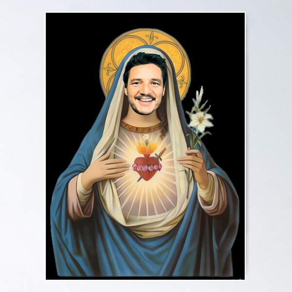 Item preview, Pedro Pascal Sacred Heart designed and sold by Chicledechoclo.