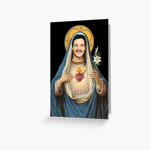 Item preview, Pedro Pascal Sacred Heart designed and sold by Chicledechoclo.