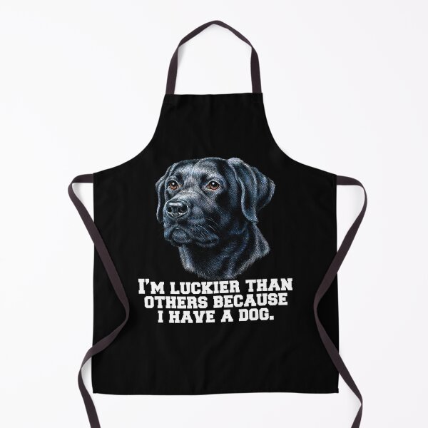 Artikelvorschau, Schwarzer Labrador Retriever Ich habe mehr Glück als andere, weil ich einen Hund habe entworfen und verkauft von fantasticdesign.