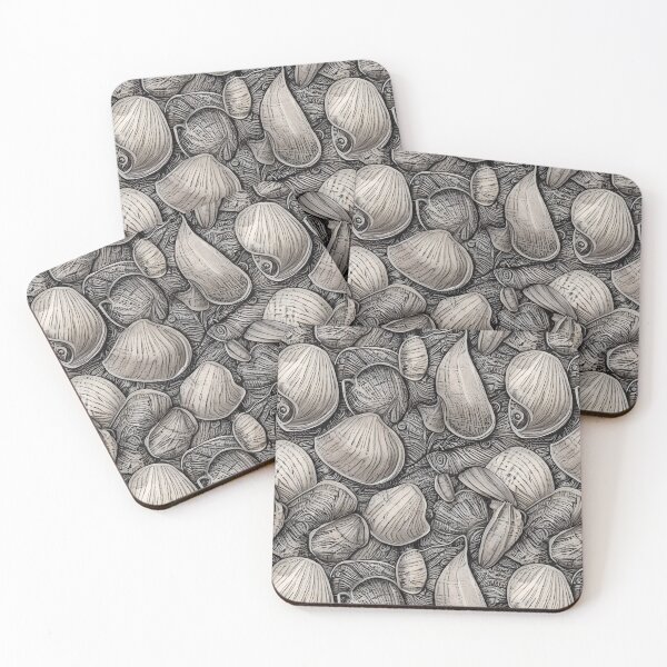 Item preview, Drawn Seashell Pattern designed and sold by Pattrnz.