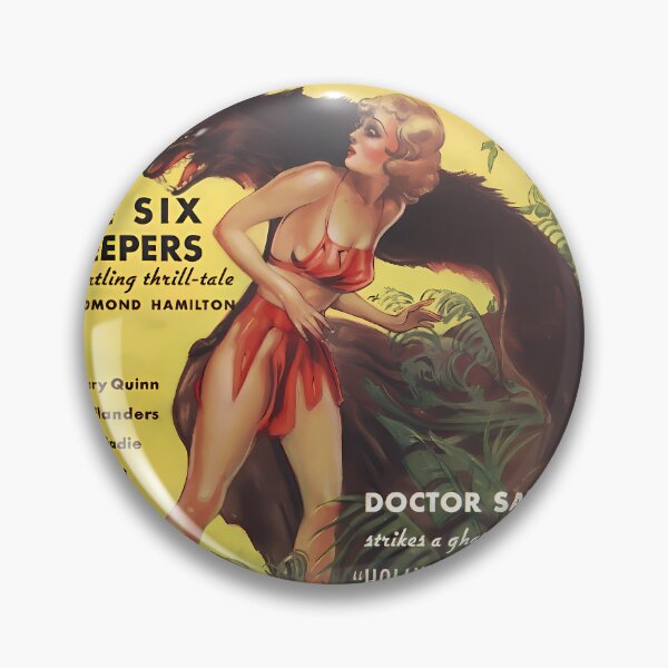 Item preview, Comic Book Cover Vintage Weird Tales Magazine The Six Sleepers designed and sold by TeeARTHY.