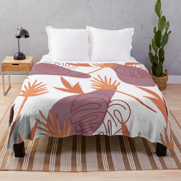 Item preview, Biophilic vintage retro mid-century duvet cover and home decor custom design designed and sold by EmpiredesignCA.