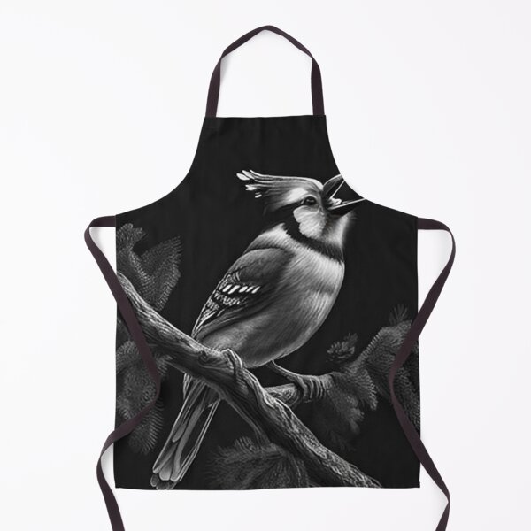 Item preview, Black and White Blue Jay designed and sold by Pencil-Art.