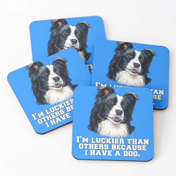 Item preview, Border Collie Dog Lovers I’m Luckier Than Others Because I Have A Dog designed and sold by fantasticdesign.