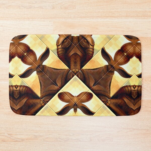 Item preview,  *Crossbreeding 3D Elephantrabbit Geometric Chocolate Abstract Art* designed and sold by Ralek.