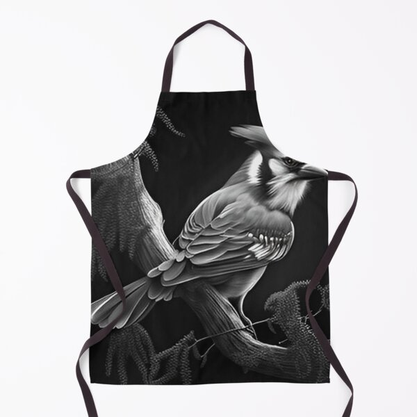 Item preview, Black and White Blue Jay designed and sold by Pencil-Art.