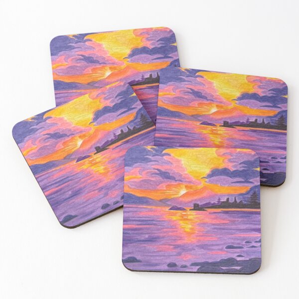 Item preview, Sunset vibes designed and sold by Fede-drawings.