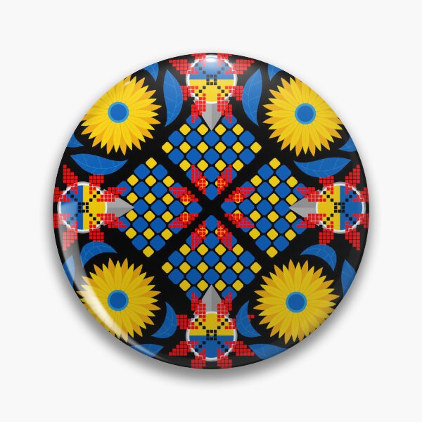 Item preview, Ukrainian Pattern in National Colors designed and sold by GorinART.