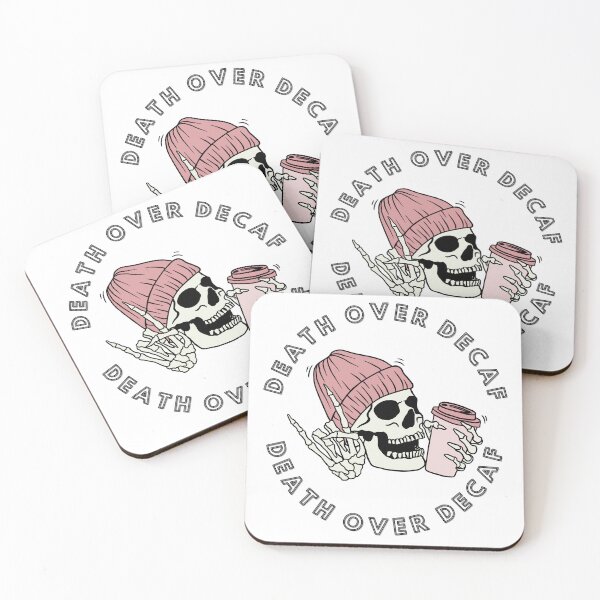 Item preview, Death over Decaf designed and sold by JuzzMoveForward.
