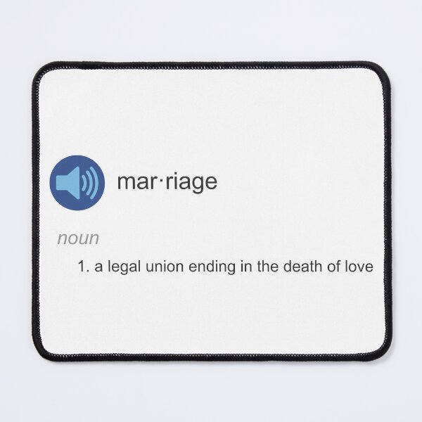Item preview, Marriage union ending in the death of love designed and sold by Relics Of The Day.