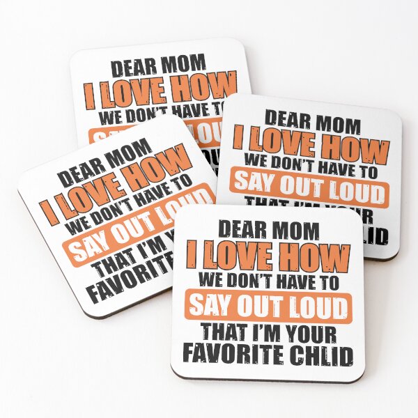 Artikelvorschau, Dear MOM I Love How We Don’t Have To Say Out Loud – Poster mit Zitaten zum Muttertag entworfen und verkauft von Dina S Morris.
