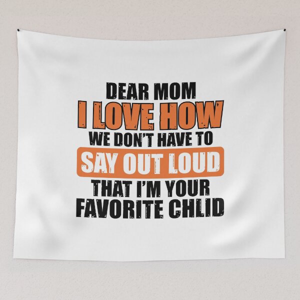 Item preview, Dear MOM I Love How We Don't Have To Say Out Loud - Mother's Day Quotes Poster designed and sold by Dina S Morris.