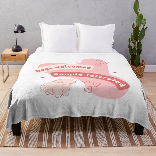 Item preview, Dogs Welcomed, People Tolerated - Cute Dog Illustration designed and sold by Neitherworld-BJ.