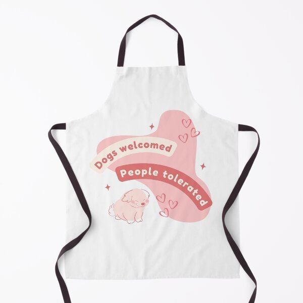 Item preview, Dogs Welcomed, People Tolerated - Cute Dog Illustration designed and sold by Neitherworld-BJ.