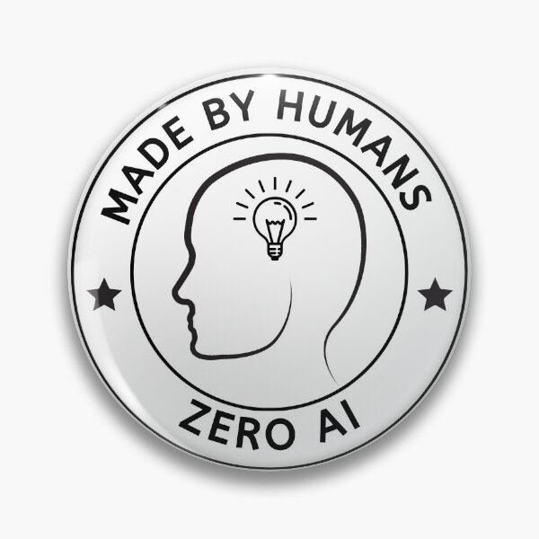Item preview, Made By Humans Zero AI designed and sold by Southwestsky.