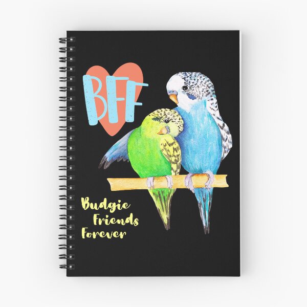 Item preview, BFF. Budgie Friends Forever. designed and sold by ArtistaCats.