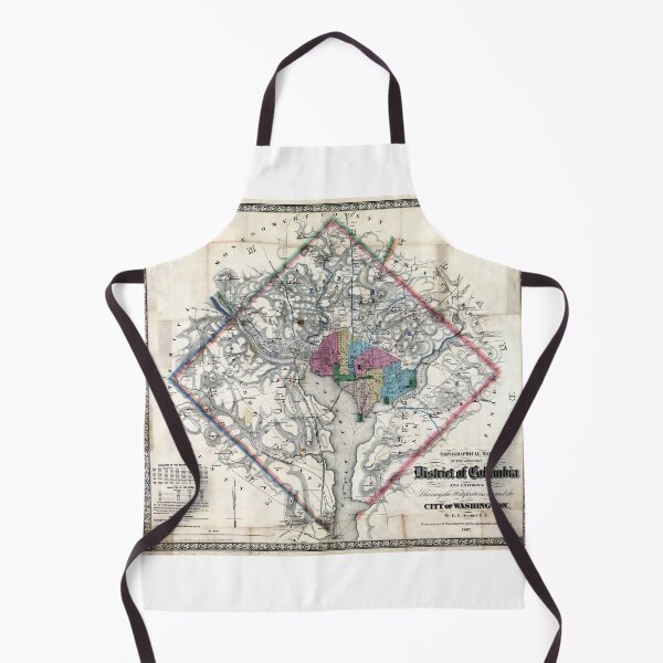 Item preview, Washington DC - District of Columbia Map 1862 designed and sold by Daniel Hagerman.