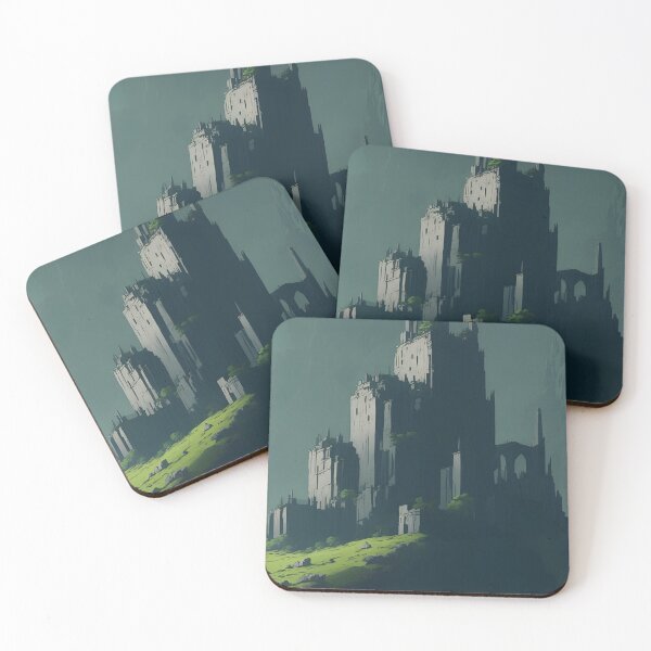 Item preview, A mysterious castle awaits you at the top of the rocky mountain designed and sold by Pixelartspro.