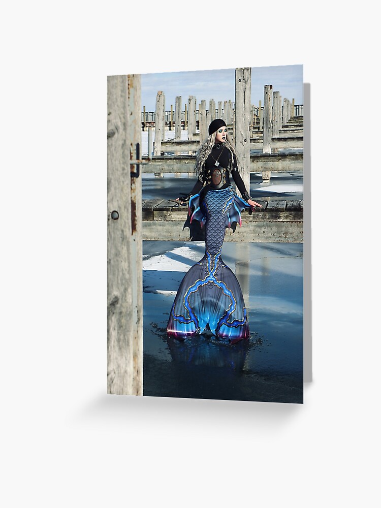 Blue Mermaid Card Blue Mermaid Card