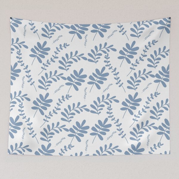 Item preview, Blue and White Botanical Pattern designed and sold by TeesNthese.