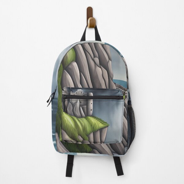 Item preview, AI Generated Ocean Cliff Art designed and sold by Poetic Patterns Studio.