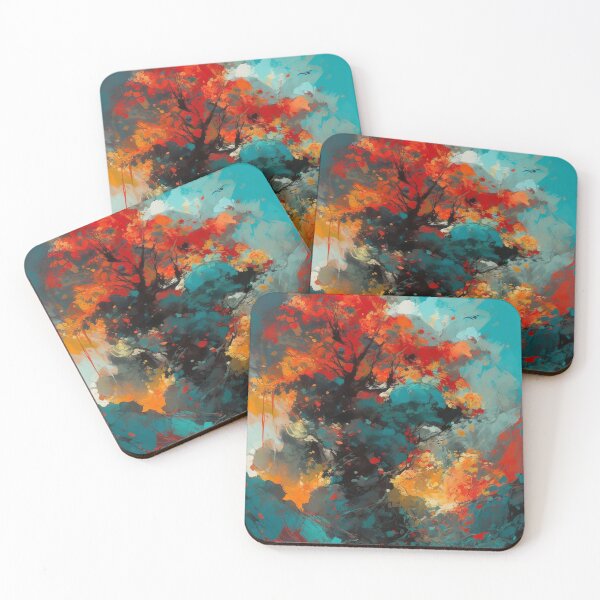 Item preview, Chromatic Arboretum Abstract Tree designed and sold by Paintings By Simon .