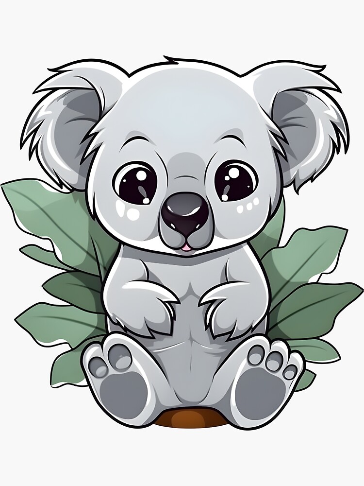 Koala Sticker for Sale by littlemandyart