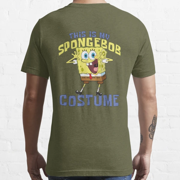 SpongeBob SquarePants This Is My SpongeBob Halloween Costume Essential  T-Shirt for Sale by FifthSun