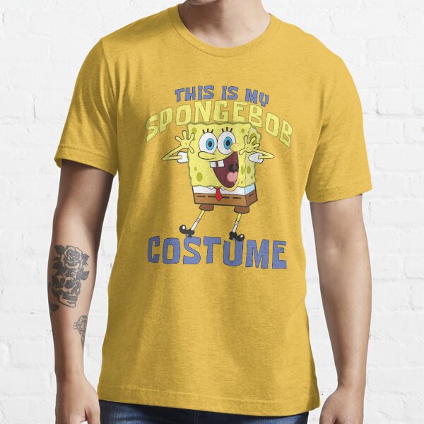 SpongeBob SquarePants This Is My SpongeBob Halloween Costume Essential  T-Shirt for Sale by FifthSun