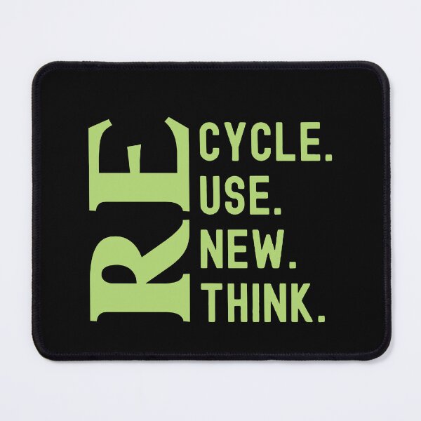Item preview, Recycle Reuse Renew Rethink designed and sold by IKERAS.