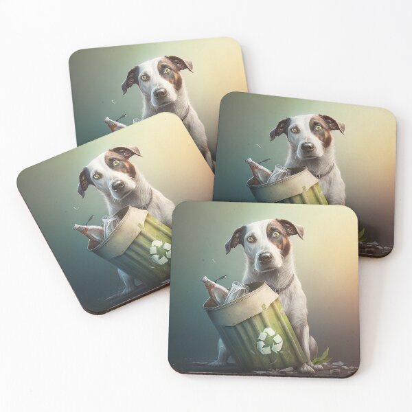 Item preview, Dog helping with Recycle Reuse Renew Rethink designed and sold by Tatsme.